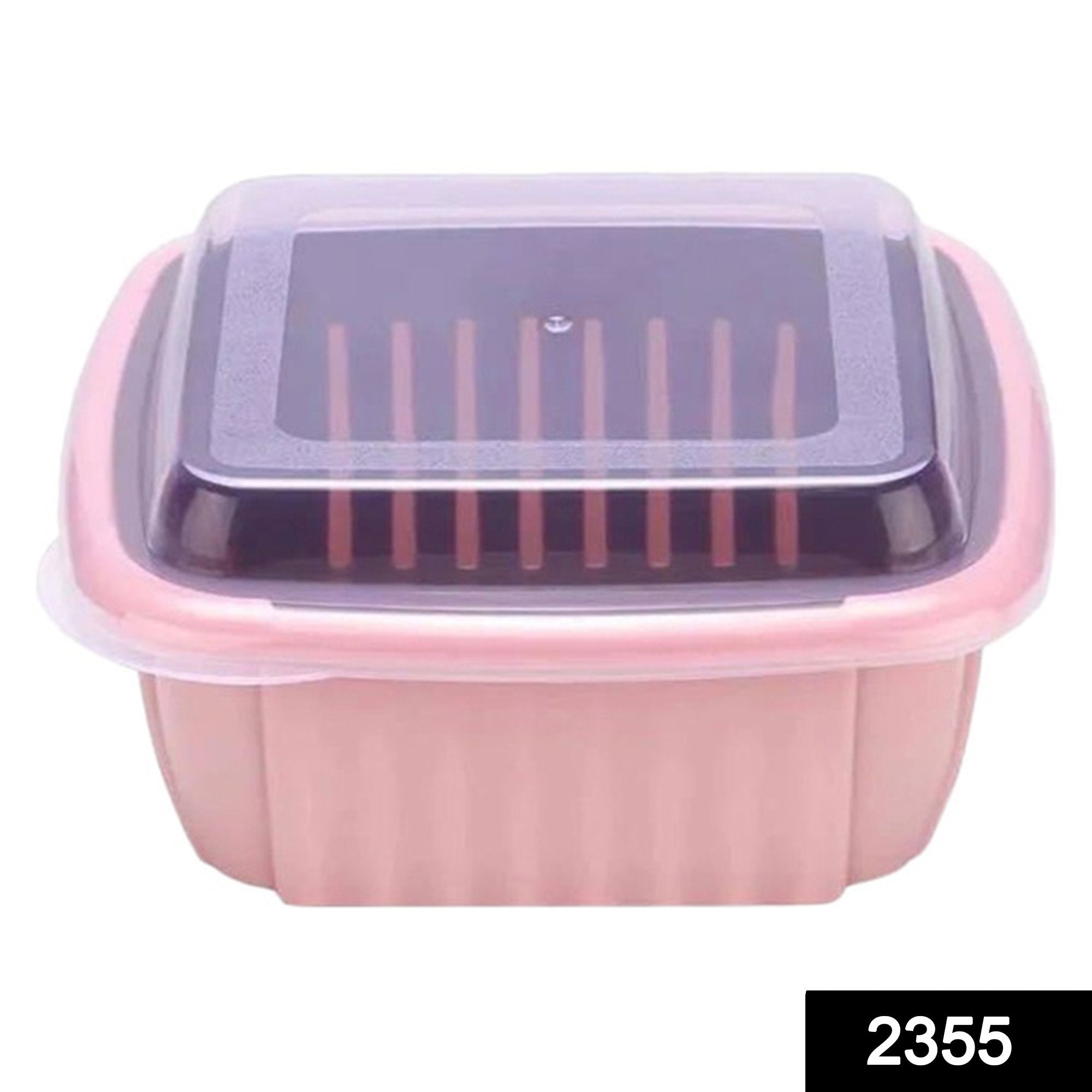 2355 Double Layer Food Drainer Washing Basket with Collapsible Strainers Colander - SkyShopy 2355 Double Layer Food Drainer Washing Basket with Collapsible Strainers Colander - SkyShopy